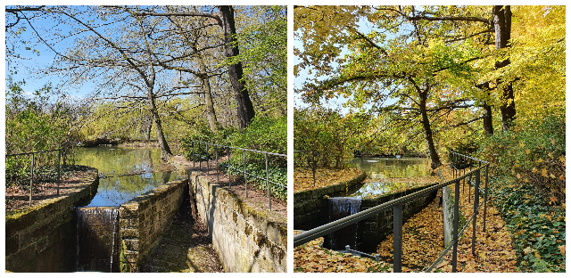 Wasserfall in Dresden